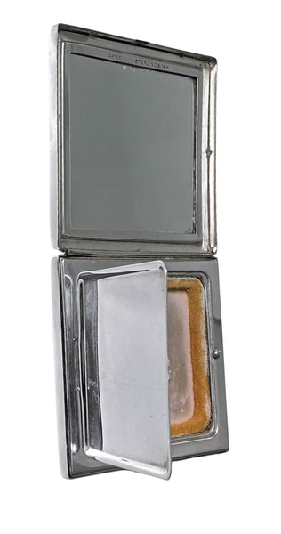 Art Deco Cartier 14K and Sterling compact case 1930s