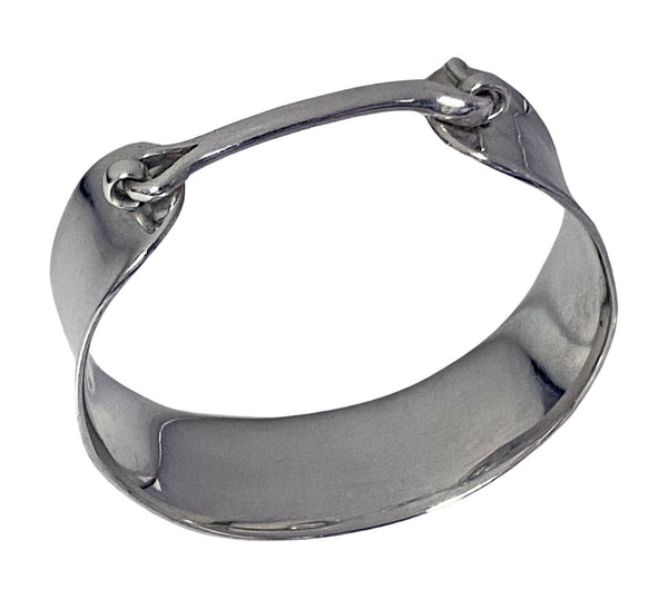 Vivianna Torun rare Sterling Silver Cuff Bangle C.1960