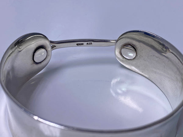 Vivianna Torun rare Sterling Silver Cuff Bangle C.1960