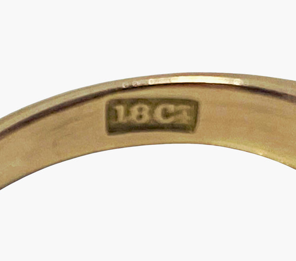 Antique Ruby and Diamond 18K Ring, English C.1890