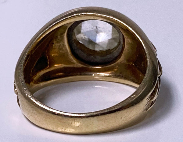 Antique Gold and Rose cut Diamond Ring C.1930