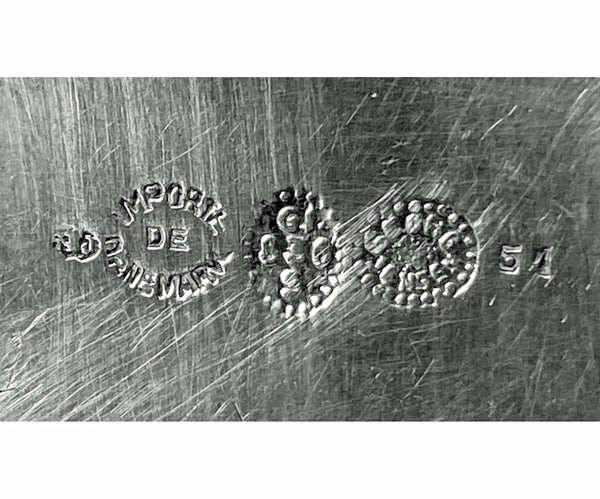 Antique Georg Jensen Labradorite Brooch, Denmark 1915-27