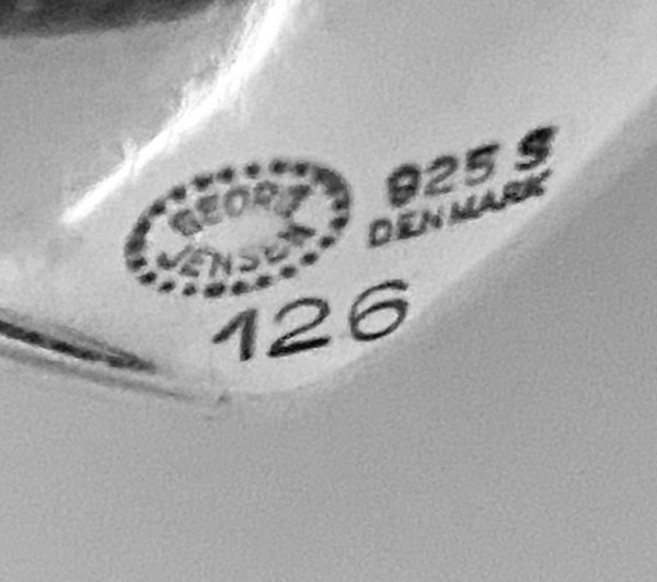 1970's Georg Jensen Astrid Fog large Heart Joy Necklace