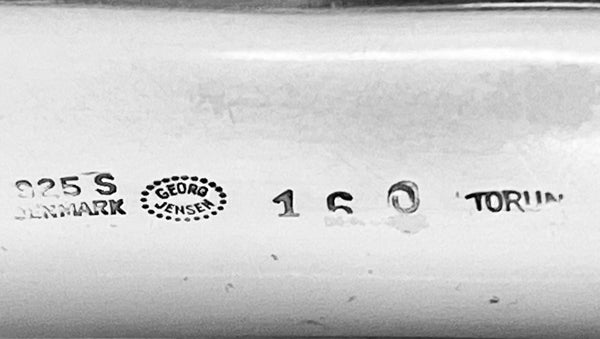 1970's Georg Jensen Sterling Red Agate Necklace Vivianna Torun