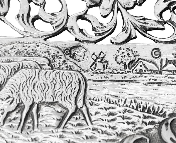 Dutch silver spoon Groningen 1912 preserve sifter