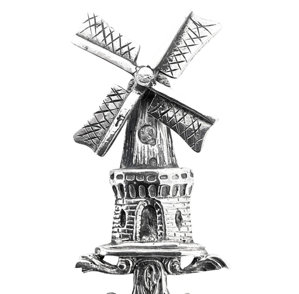 Dutch silver spoon Groningen 1912 preserve sifter