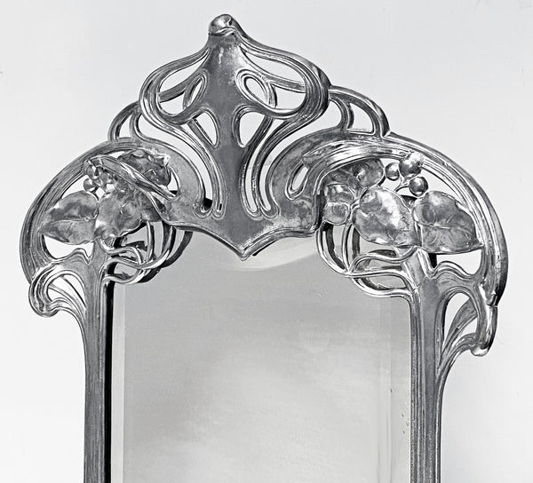 Art Nouveau WMF Maiden Table Mirror, circa 1906, Germany