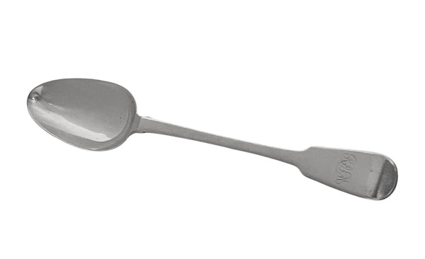 Antique Georgian Silver Serving Spoon, London 1818 William Eley and William Fearn