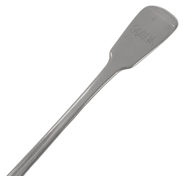Antique Georgian Silver Serving Spoon, London 1818 William Eley and William Fearn