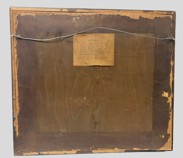 A D Bell R.B.A., landscape, `A Stream in Monmouthshire’ signed 'A. D. Bell'