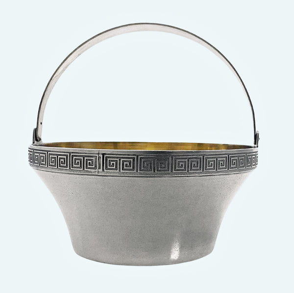 Russian Silver Basket C.1940