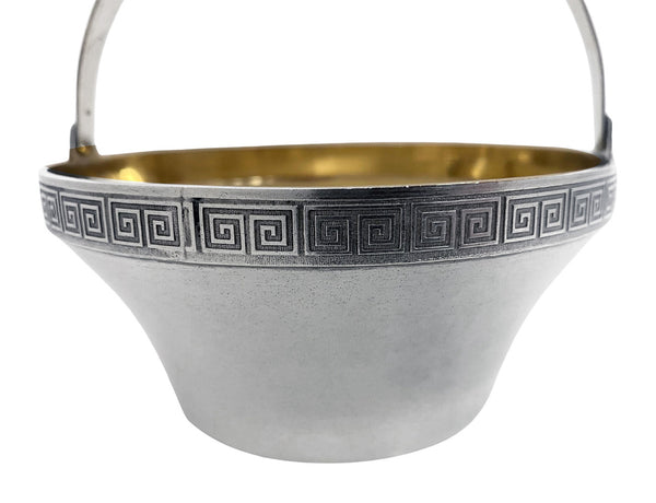 Russian Silver Basket C.1940