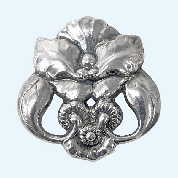 Antique Georg Jensen early Brooch 830 std C.1927