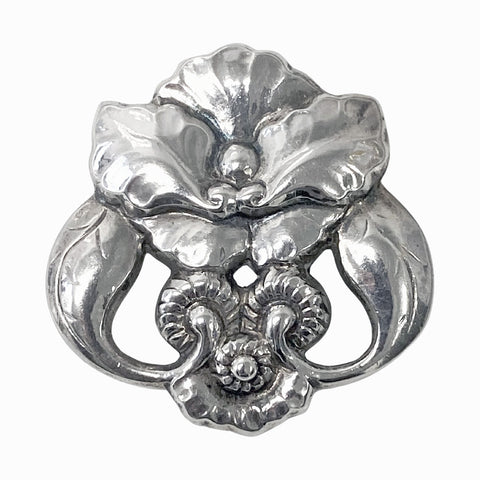Antique Georg Jensen early Brooch 830 std C.1927