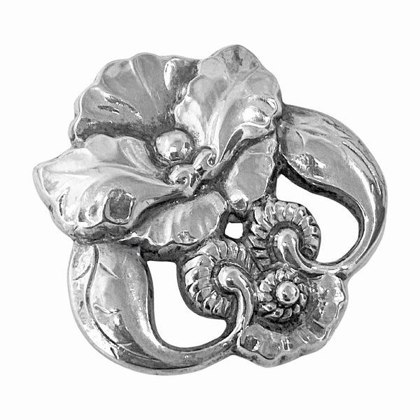 Antique Georg Jensen early Brooch 830 std C.1927