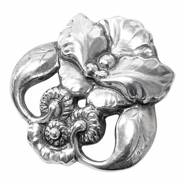 Antique Georg Jensen early Brooch 830 std C.1927