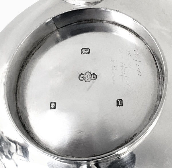 Art Deco English Sterling Silver Tea set London 1926-38