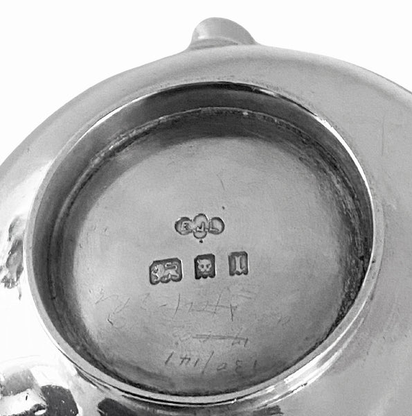 Art Deco English Sterling Silver Tea set London 1926-38