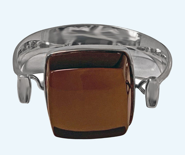 1960's Georg Jensen Rock Crystal Bangle #203 Vivianna Torun