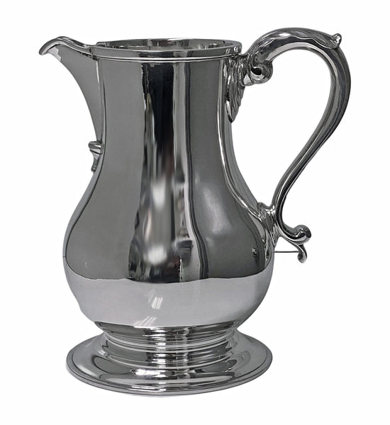 Large Sterling Silver Jug Georgian style London Wakely and Wheeler 36.25 oz