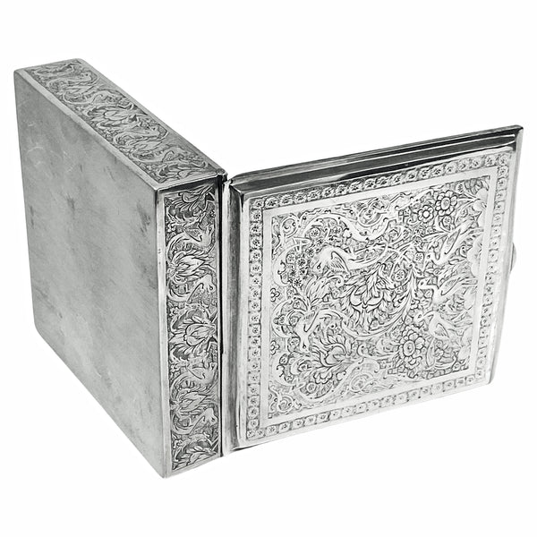 Antique Persian Silver Box C.1920.