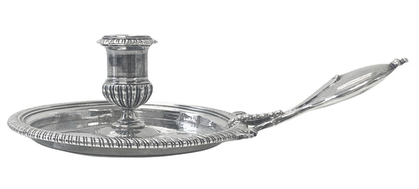 Queen Anne Britannia standard silver chamberstick London 1708 Robert Cooper