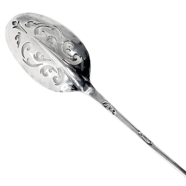 George I silver rat-tail Mote Spoon C.1725