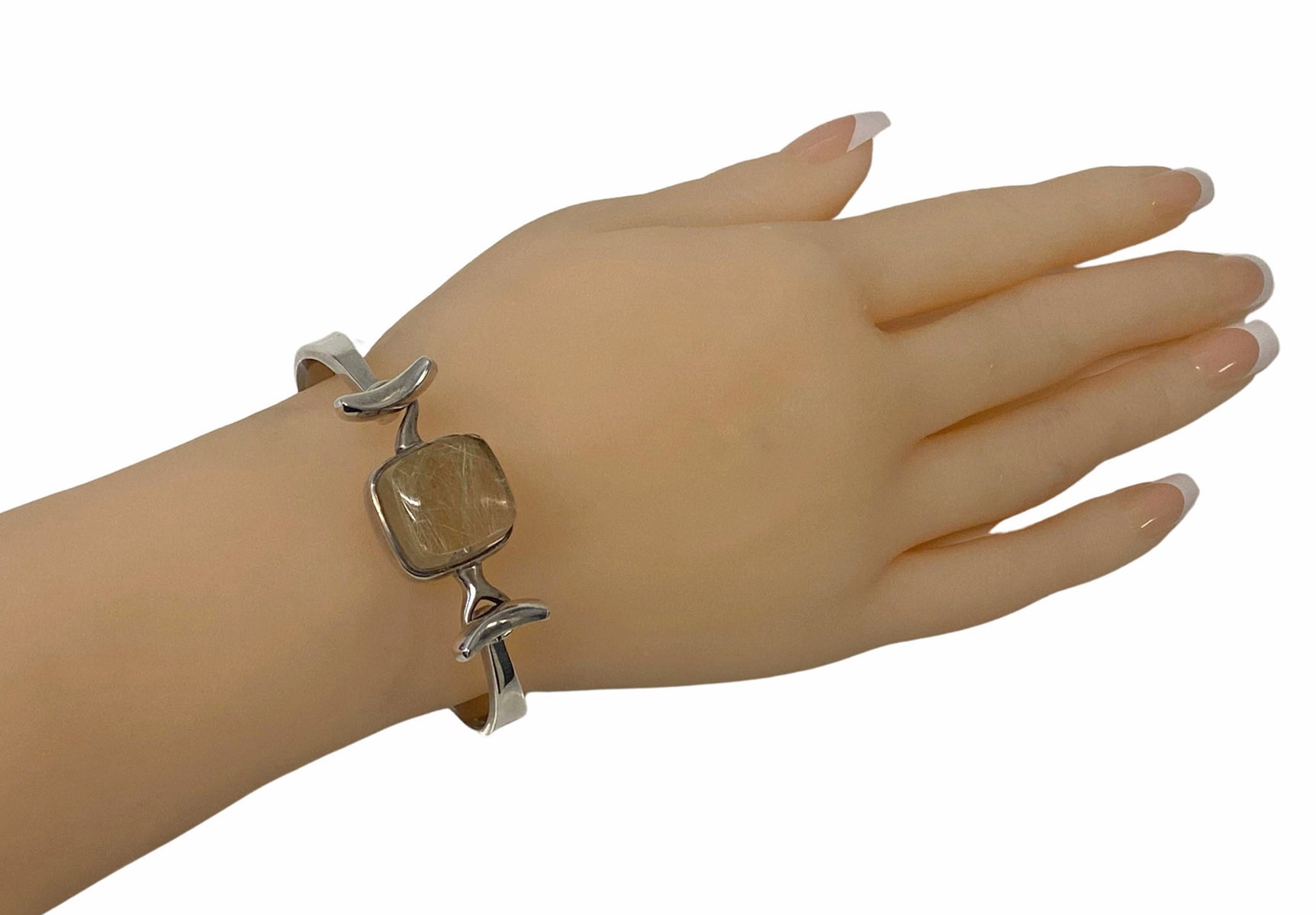 Georg Jensen Vivianna Torun Bangle rutilated quartz # 207 – Louis