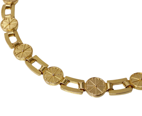 Antique 19th century Gold Necklace English Circa 1860