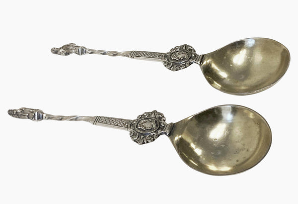 Antique Dutch silver Apostle spoons C.1900