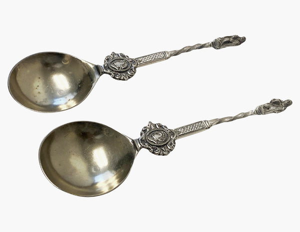 Antique Dutch silver Apostle spoons C.1900