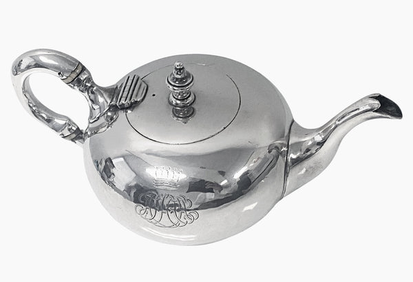 Antique Georgian Silver Teapot London 1771 William and James Priest