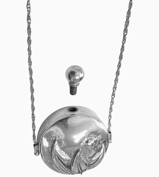 Art Nouveau Perfume Bottle Pendant Necklace C.1920