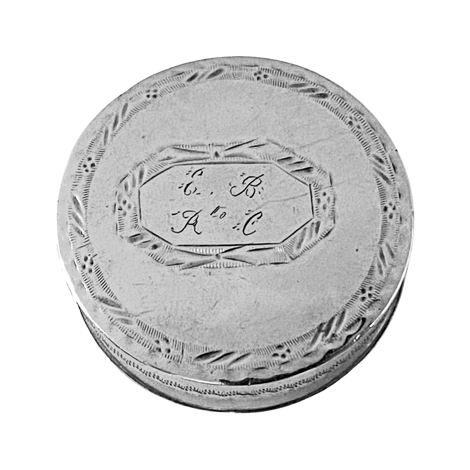 Georgian Silver patch or pill Box Birmingham 1793 Joseph Taylor