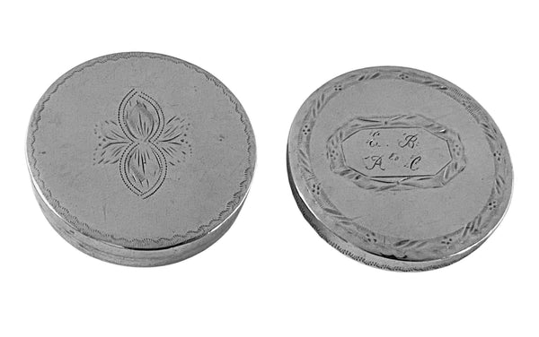 Georgian Silver patch or pill Box Birmingham 1793 Joseph Taylor