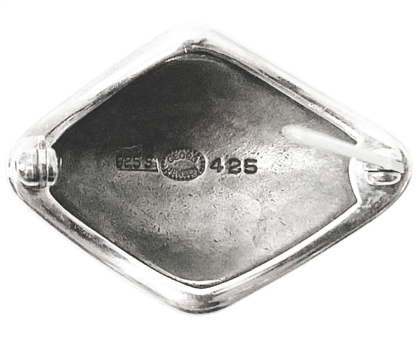 Georg Jensen Sterling Silver Brooch No 425 designed by Lene Munthe