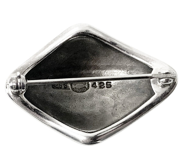 Georg Jensen Sterling Silver Brooch No 425 designed by Lene Munthe