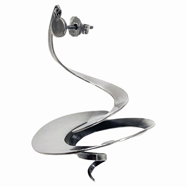 Georg Jensen Vivianna Torun Bülow-Hübe Sterling Silver Earrings, No 369
