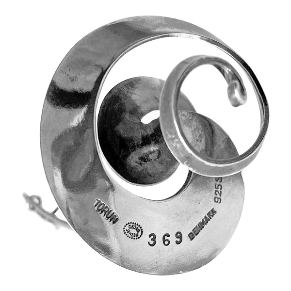 Georg Jensen Vivianna Torun Bülow-Hübe Sterling Silver Earrings, No 369