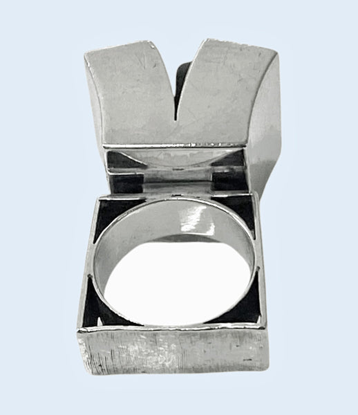 Walter Schluep Sterling silver 18K Gold Ring