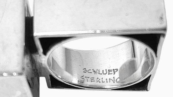 Walter Schluep Sterling silver 18K Gold Ring