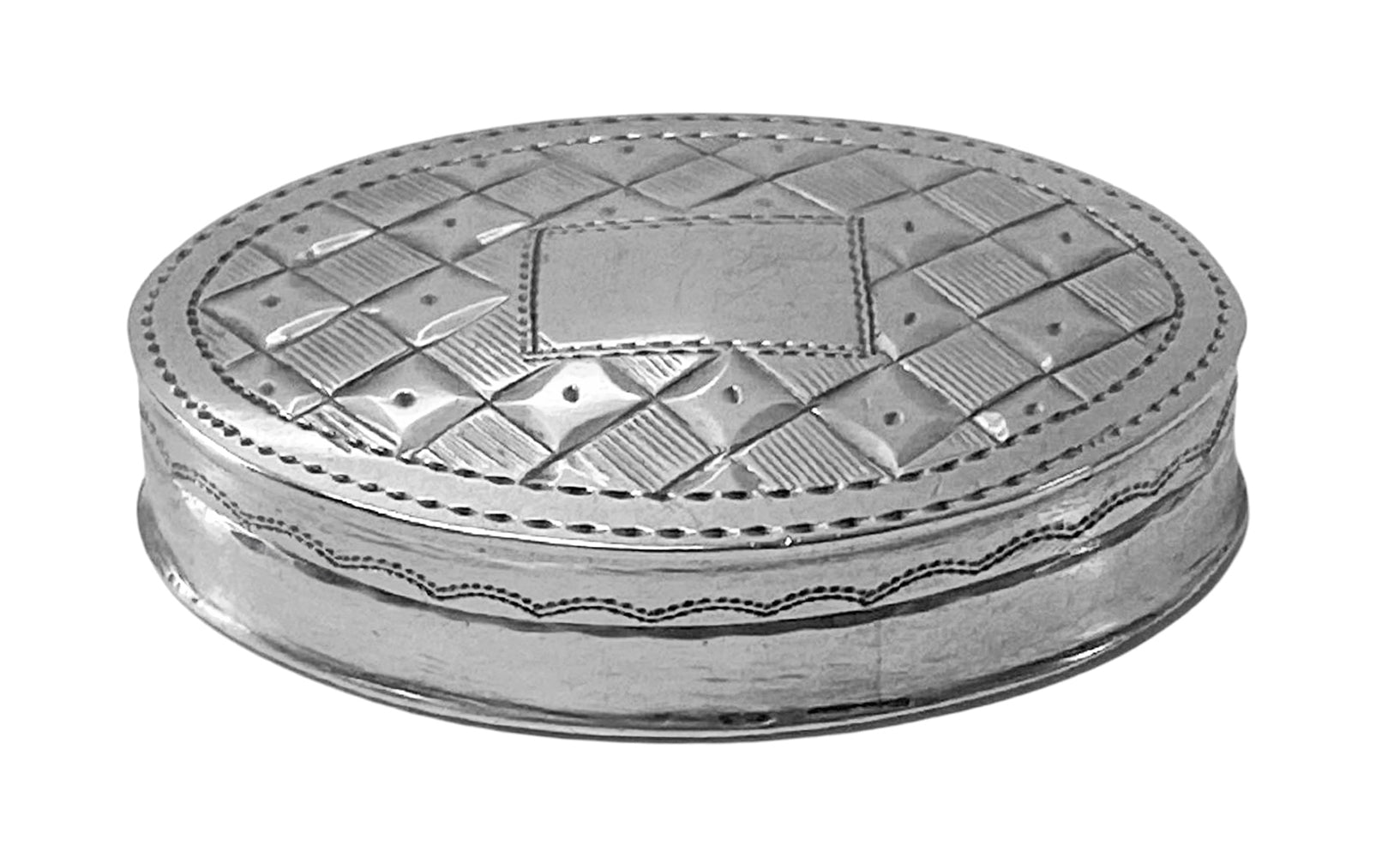 Georgian Silver patch or pill Box Birmingham 1801 Joseph Taylor