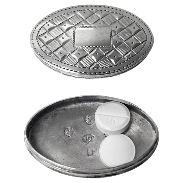 Georgian Silver patch or pill Box Birmingham 1801 Joseph Taylor
