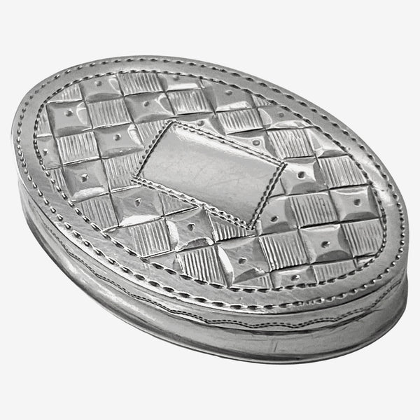 Georgian Silver patch or pill Box Birmingham 1801 Joseph Taylor