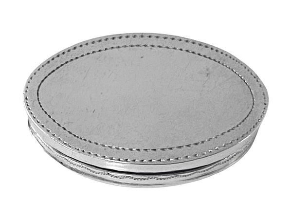 Georgian Silver patch or pill Box Birmingham 1801 Joseph Taylor