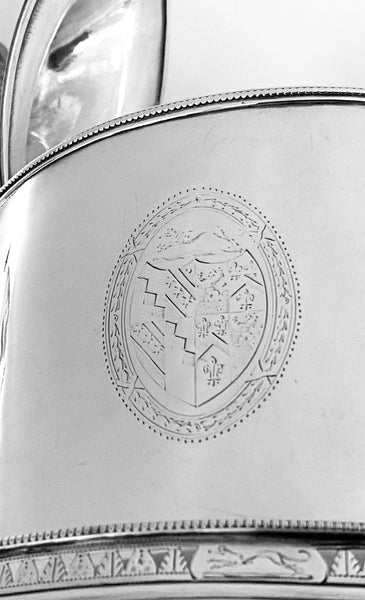 Hester Bateman Georgian Silver Teapot and stand London 1788