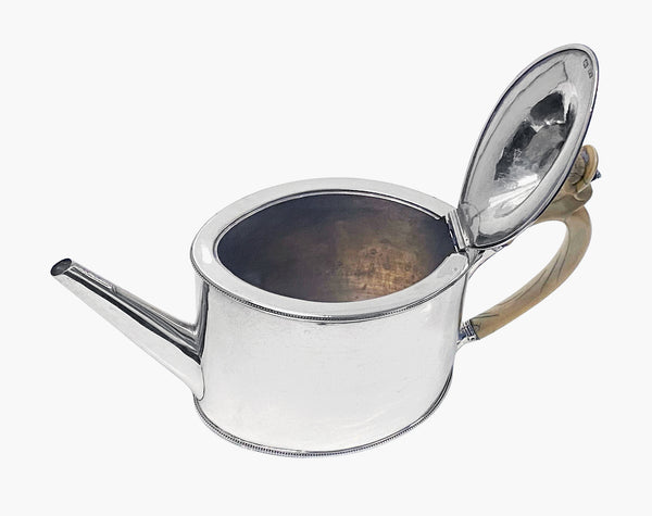 Hester Bateman Georgian Silver Teapot and stand London 1788