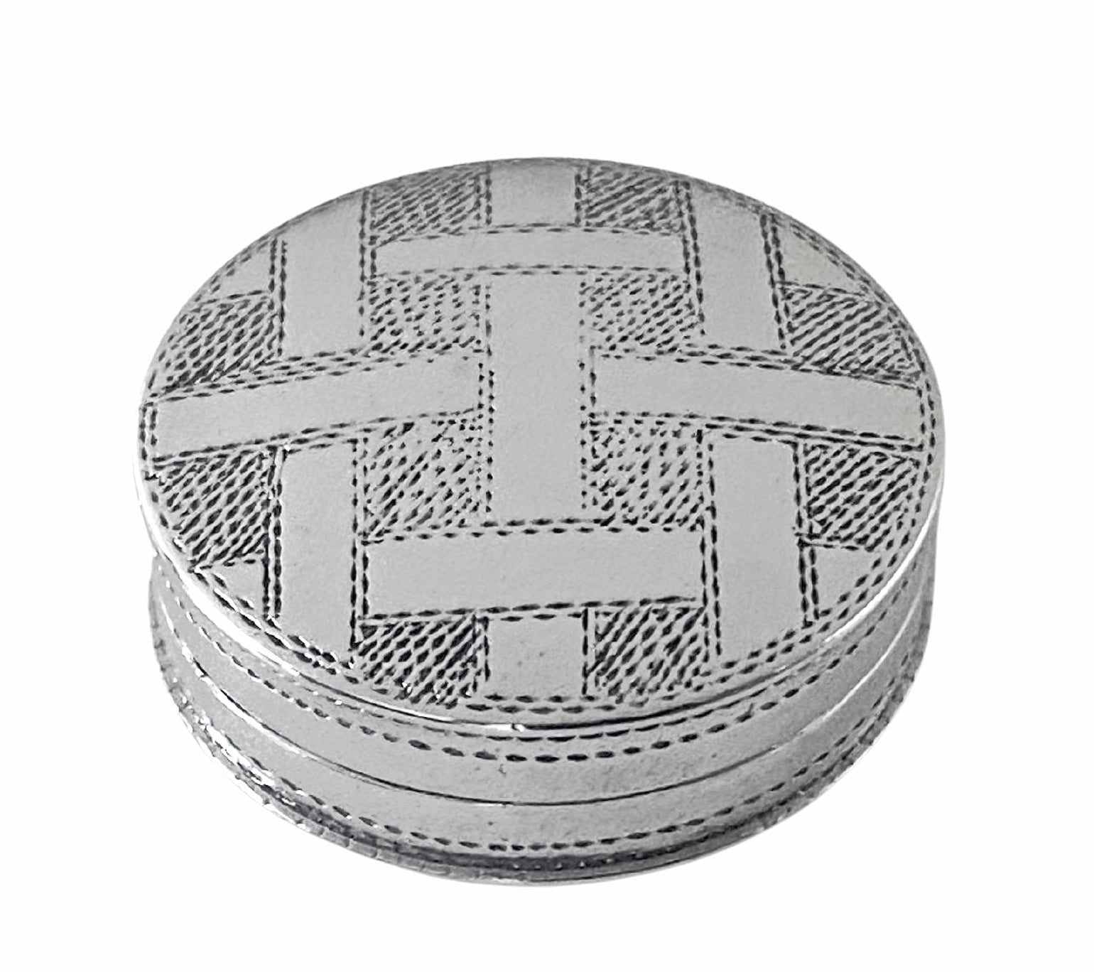 Georgian Silver patch or pill Box Birmingham 1803 Samuel Pemberton