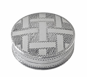 Georgian Silver patch or pill Box Birmingham 1803 Samuel Pemberton