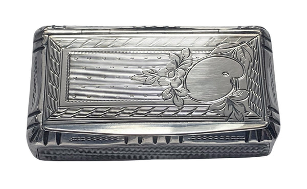 Antique French Silver Artist Palette Box Paris C.1890 Adolphe Frontin